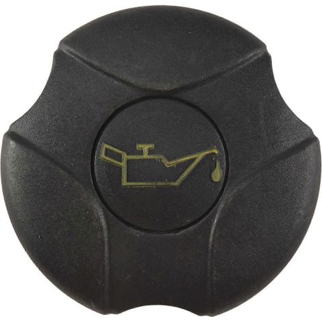 Bouchon de remplissage d'huile moteur 025864 106205405 Compatible avec Peugeot Citroën Fiat, joint de réservoir de carburant en plastique noir de rechange (1/5)