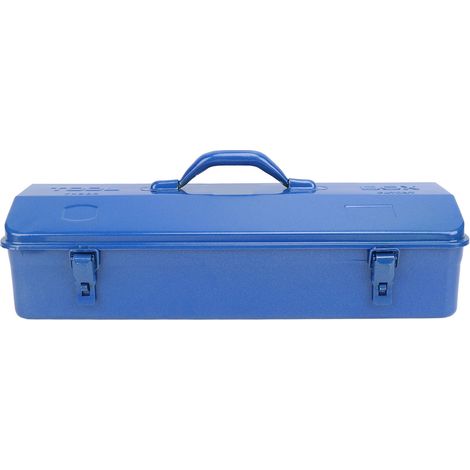 Cassetta portautensili blu, struttura in metallo, organizer portatile resistente per attrezzi, ideale per officina, garage, auto e cantiere. 500 (1/5)