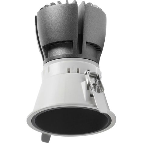 Plafonnier encastré NOK2 Round LED COB 7W 675lm CRI80 3000K 40º - Blanc (1/3)