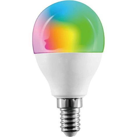 TrAdE Shop Traesio - Lampadina Intelligente Smart G45 E14 5.5w 350lm Wifi Led Rgb Cct Dimmerabile App - (1/4)
