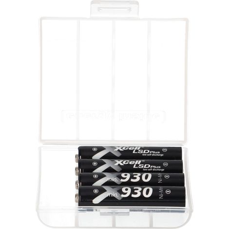 12x XCell Micro Akku LSD Plus Ni-MH 1,2V 930 mAh low self-discharge AAA + 3x 4er Box (1/5)