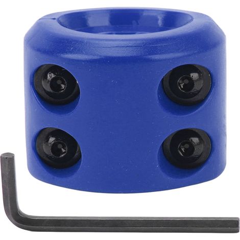 Saluaqui Seilwinden-Kabelhakenpuffer mit Gummischlüssel-Seilhakenpuffer für ATV, UTV, SUV, LKWs - Gelb - Robuste Konstruktion aus Metall (Blau).