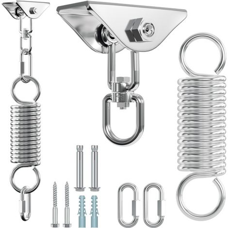 SWANEW Gancio a soffitto Capacità di rotazione a 360° Acciaio inox 304 Acciaio inox per impieghi gravosi 400KG Sospensione innovativa (1/5)