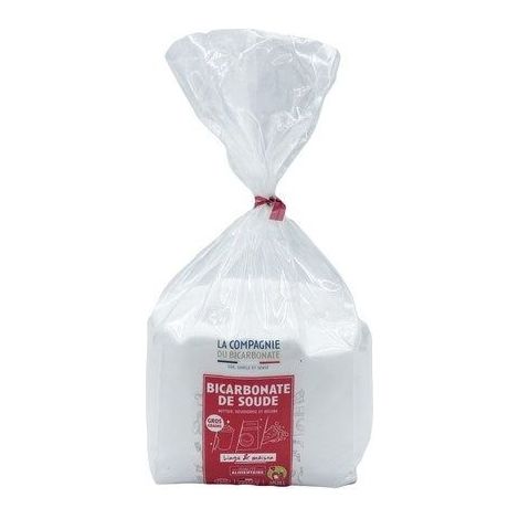 Bicarbonate de soude alimenentaire gros grain COMPAGNIE DU BICARBONATE écodétergent 3kg (1/2)