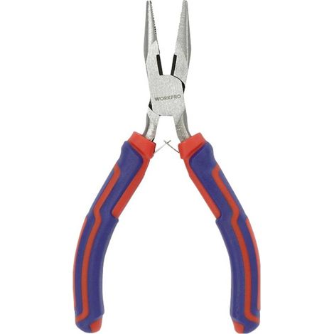 WorkPro WP231095 Universale Mini pinza a punta Acciaio al cromo vanadio 110 mm