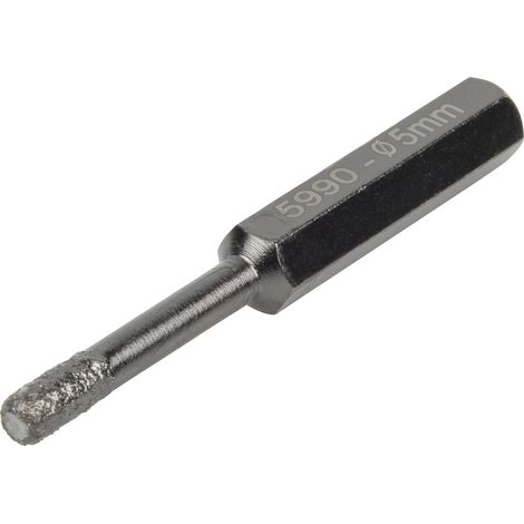 wolfcraft Punta diamantata con codolo esagonale, 5990000 (1/4)