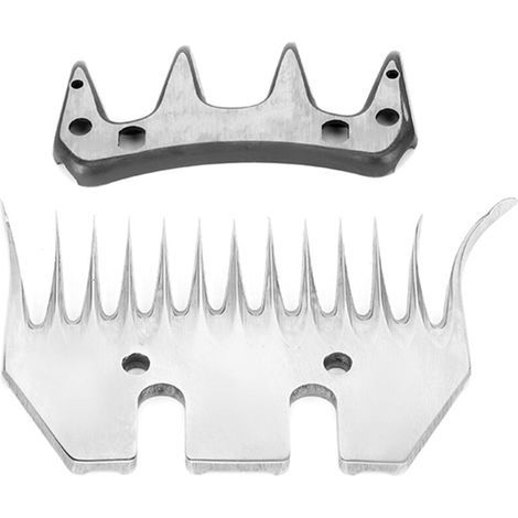 Lames de cisaille à moutons, peigne électrique à 13 dents, lames courbes pour le toilettage des chèvres, agneaux, alpagas (13 dents courbées) (1/5)