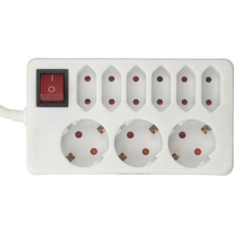 Bloc multiprise Kopp 3+6
