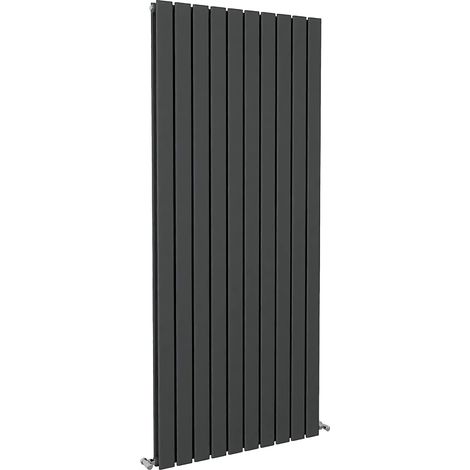SKY Bathroom Flat Panel Radiator Vertical 1600x680mm Double Anthracite