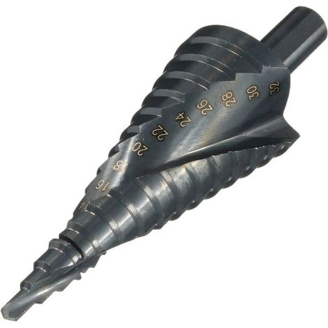 Foret Etage HSS Foret Conique Metal 4-32mm pour Visseuse sur Acier Bois Plastique