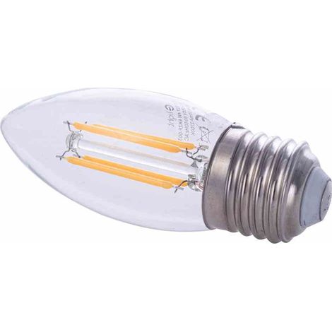 Bombilla LED de 4W E27, luz cálida 2700K, Eco-light EKZF003 (1/5)
