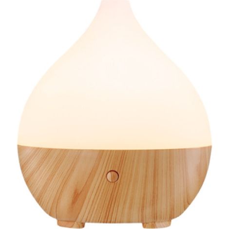 Diffuseur d'huiles essentielles, humidificateur électrique ultrasonique de 100 ml avec lumière chaude et arrêt automatique, idéal pour la chambre, le spa, le yoga et les massages.