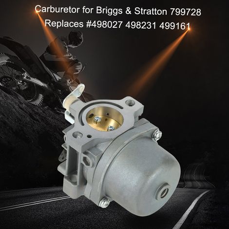 Carburateur de remplacement pour Briggs & Stratton 799728, remplace 498027 498231 499161 (1/5)
