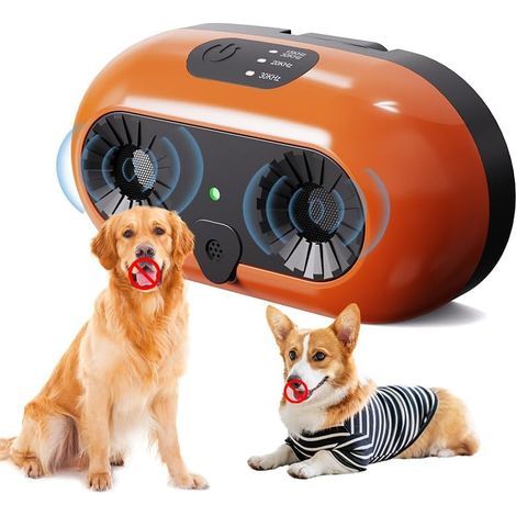 Dispositif anti-aboiement à ultrasons pour chien, dispositif anti-aboiement, silencieux anti-aboiement pour chien, dispositif anti-aboiement à 3 modes, étanche, boîte anti-aboiement (1/5)
