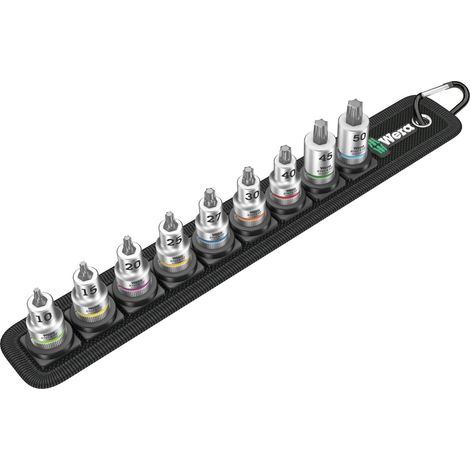 Set di 9 inserti-bussole Zyklop 3/8" con funzione di ritegno WERA Belt B 3 (1/5)