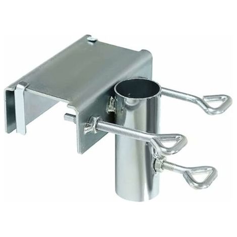 ALLIANDISSupport Parasol Balustrade,Pied de Parasol Balcon,Pince de Fixation Parasol,Pince de Parapluie Réglable pour Balcon,pour balcons, Jardins, Tables ou Balustrades (1/5)