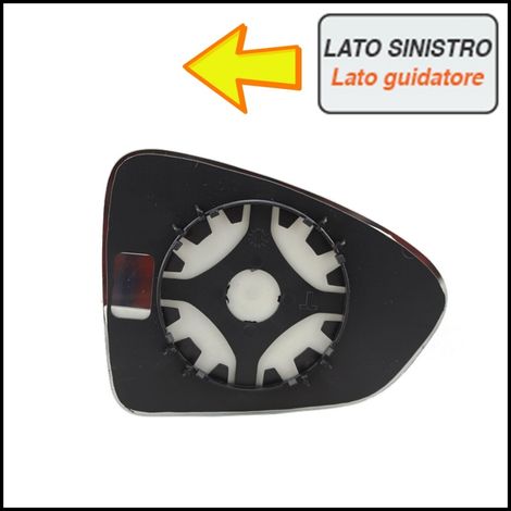 Piastra specchio retrovisore lato sx-guidatore fiat tipo ii