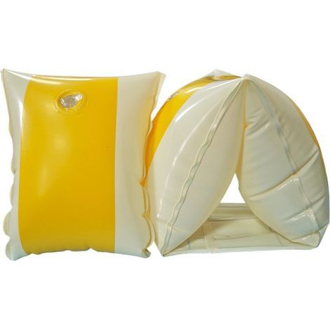 Boya de seguridad doble inflable reforzada para niños, de forma triangular.