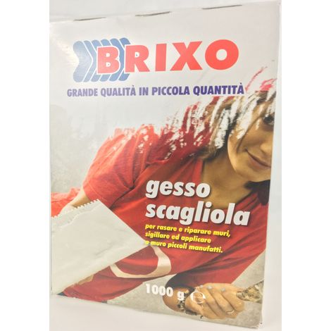 Multipack da 10 confezioni di gesso scagliola brixo da 1 chilogrammo ciascuna