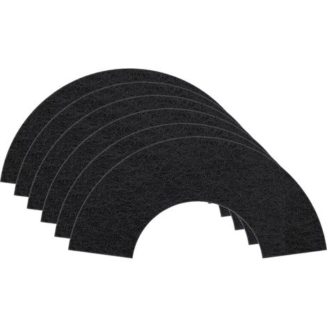 stuks - Filter - Dierbenodigdheden - Actieve koolfilter - Kattenbakvulling - Premium verdikt en duurzaam - Geurverwijdering - Zwart (1/5)