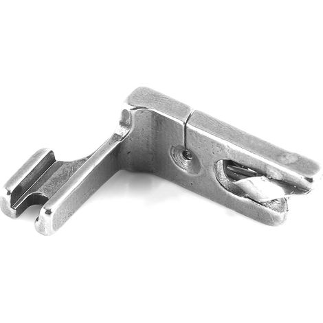 Universeller industrieller Einzelnadel-Rollsaum-Nähfuß für Dickbett-Nähmaschinen (6,4 mm) (1/2)