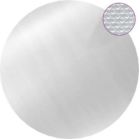 Silberne Poolabdeckung 549 cm PE