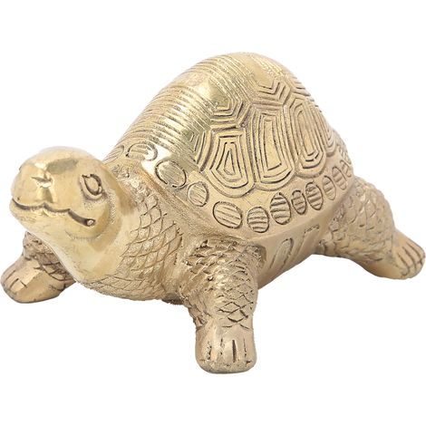 Statue de tortue en laiton pour décoration de bureau, objet de collection pour la maison ou le bureau. Artisanat (1/5)
