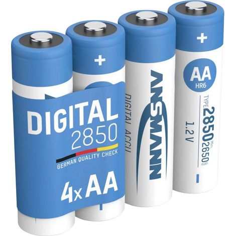 Ansmann Digital HR06 Batteria ricaricabile Stilo (AA) NiMH 2650 mAh 1.2 V 4 pz. (1/5)
