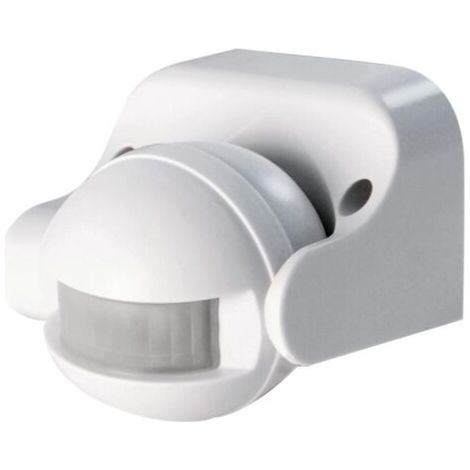 Interrupteur détecteur de mouvement infrarouge, ,Détecteur de mouvement pour éclairage extérieur, Light Sensor blanc (1/5)