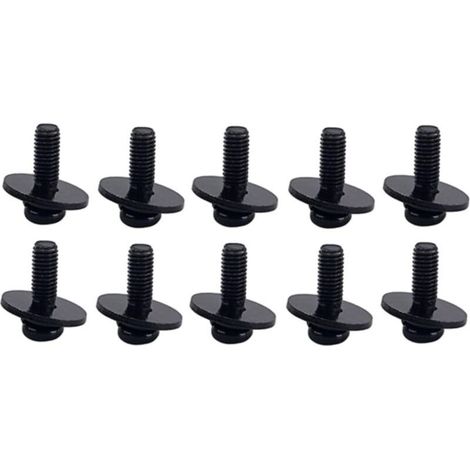 Pièces De Batterie Essentielles - 10 Vis De Montage Pour Pattes De Batterie Jeu De Vis Et Rondelles De Montage En Rack (1/4)