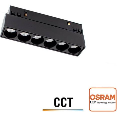 RAIL GRILLE 110mm, 6W, APP, CCT, 3000-4000-6000K