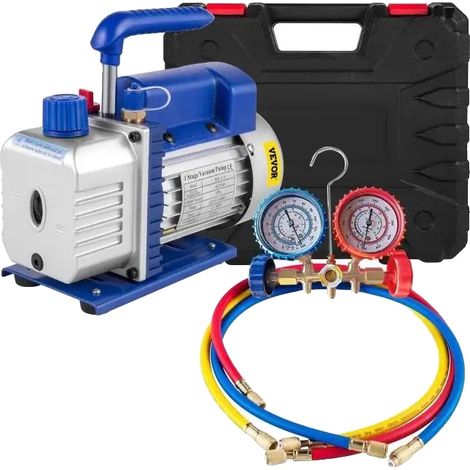 Pompe à vide VEVOR, Déplacement d'air, Puissance 1/4 HP (1/5)