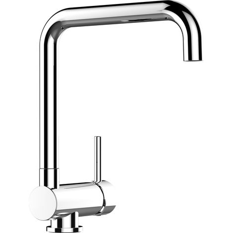 Mitigeur de cuisine rabattable 60mm – Bec pivotant 360° – Cartouche céramique Ø 35mm – Laiton norme DIN EN 50930/6 – Fixation FIX & LOCK – Vizio (1/5)