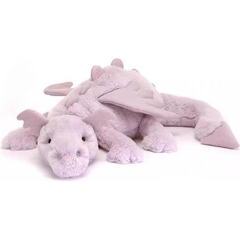 Pièce de collection fantaisie Dragon violet 50 cm objet décoratif cadeau original (1/2)