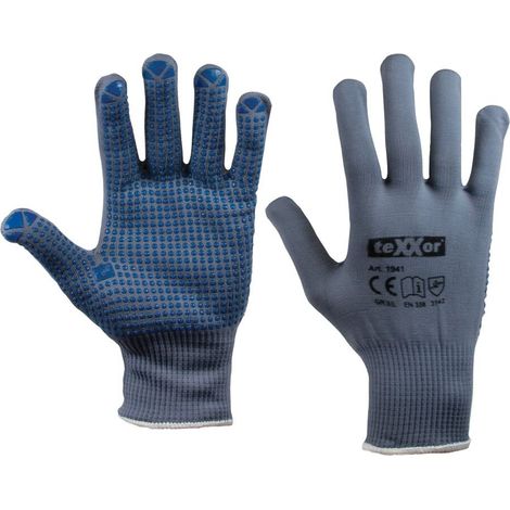 SW-Stahl 11511L Nylon Feinstrick- handschuh Gr. 9, grau