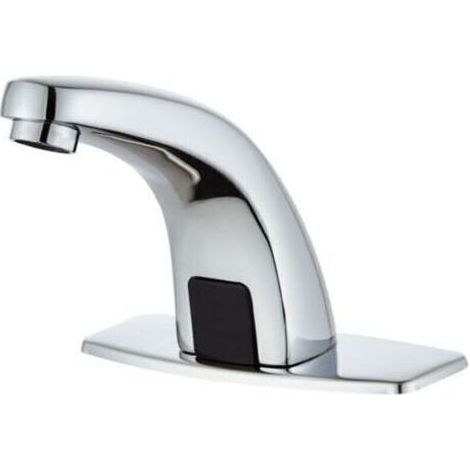 Robinet Lavabo Automatique - Capteur Mouvement - Alimentation Piles Ou Secteur - Finition Chrome - 1 Pièce (1/5)