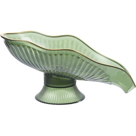 Joli porte-savon en PET avec système d'évacuation de l'eau et base stable . Design moderne vert , id