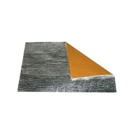 Plaque Adhésive Pare-Chaleur Alu Et Fibres - Protection thermique - 200X300Mm - Pratique et Fiable - Longue Durée de Vie