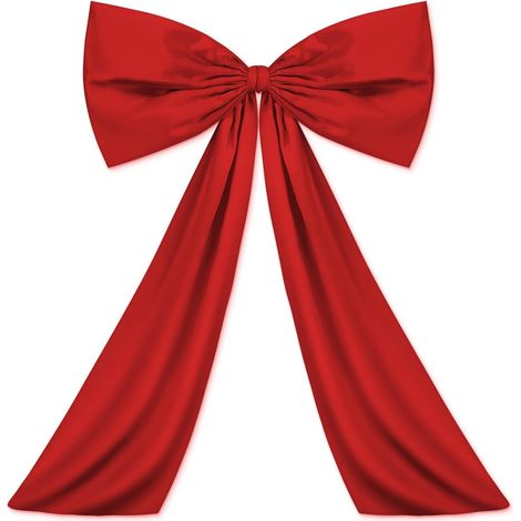Grand nœud Décoration colorée Convient pour mariages, anniversaires,remises de diplômes,décoration d'intérieur(Rouge 60x90 cm) (1/5)