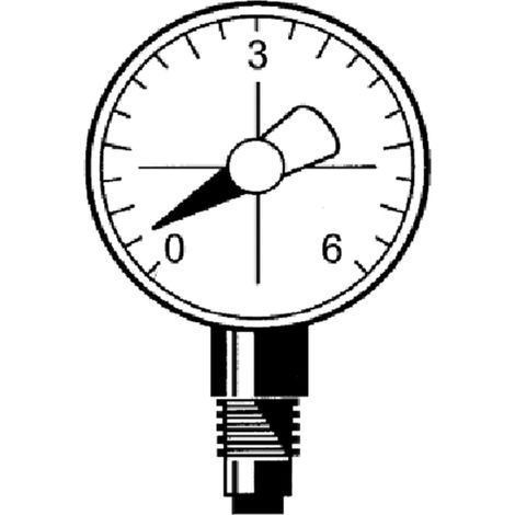 GRUNDFOS Zubehör für Unterwasserpumpen Manometer D=63mm R1/4 0-10bar, 920410 (1/3)