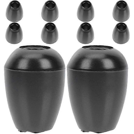 10 embouts en silicone pour écouteurs, embouts de rechange en caoutchouc, petits embouts d'oreille en caoutchouc de bonne qualité (1/5)