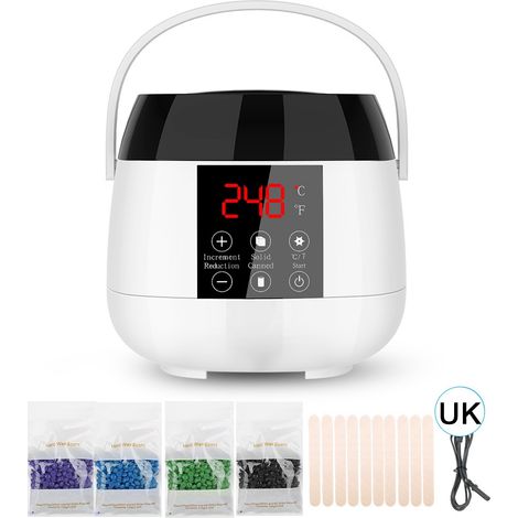 Chauffe-cire LED réglable pour épilation - Machine à cire chauffante UK (1/5)