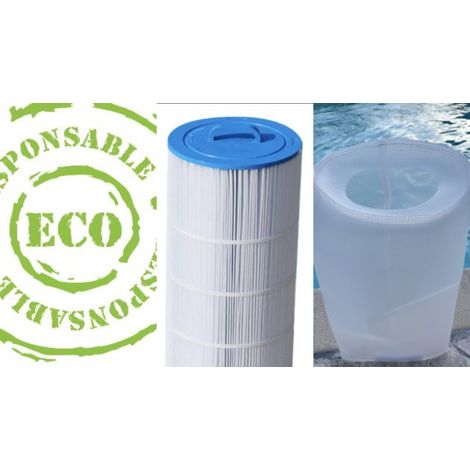 Préfiltre pour cartouche compatible Waterair CFR100 CW100 CW150 – Filtration eau – Lavable et réutilisable pour protection média filtrant – Easyfilter