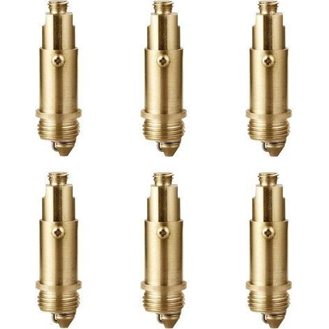 6 PièCes Bouchon De Vidange Noyau Rebondissant-Bassin Pop-Up Boulon à Ressort En Laiton-Adapté à La Plupart Des Bouchons De Vidange De Bassin De Baignoire D'éVier (1/5)