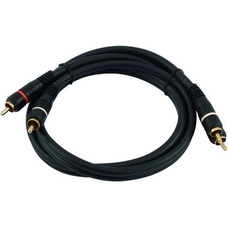 HighEnd Soundkabel Audiokabel 2x2 Cinch rot weiß 0,9m Kabel CC-9 30209356