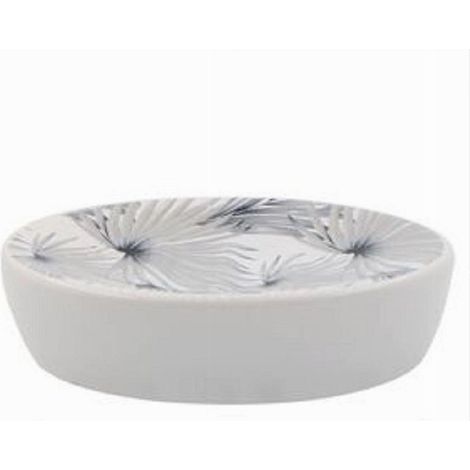 Trade Shop - Jabonera Accesorio De Baño Estampado Tropical 11 X 3 Cm 87065 - (1/2)