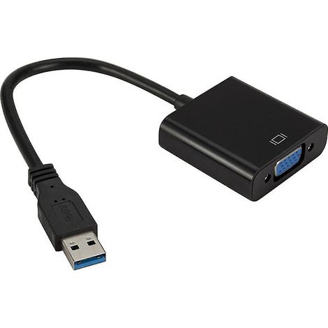 Adaptateur USB 3.0 vers VGA, convertisseur vidéo multi-écrans HD 1080p, carte vidéo externe (1/5)