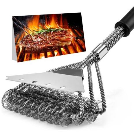 Brosse Barbecue, Brosse de Nettoyage Barbecue, 18 Pouces de Long, pour Grille à gaz, Grille au Charbon de Bois et Grille électrique (Brosse Nettoyage Barbecue) (1/5)