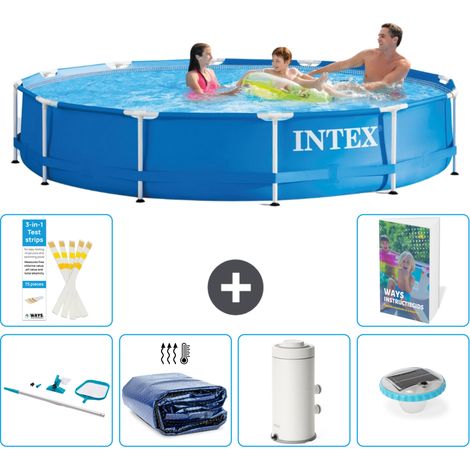 Frame Pool Rund - 366x76 cm - 7-teilig S131