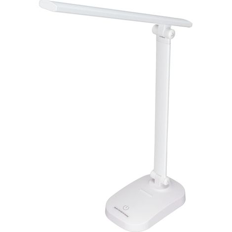 Lampe de table LED pliable avec protection oculaire, 3 couleurs d'éclairage, rechargeable par USB, idéale pour table, établi ou table de couture. (1/5)